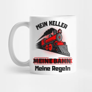 Dampflok Meine Bahn Meine Regeln Eisenbahner Fun Mug